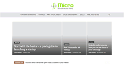 Desktop Screenshot of microbusinesshub.co.uk
